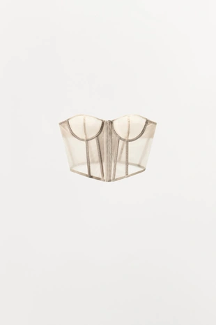 Корсет на косточках со шнуровкой- Заказать в России