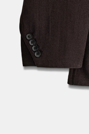 Блейзер из 100% шерсти с поясом — ZW COLLECTION LIMITED EDITION- Заказать в России