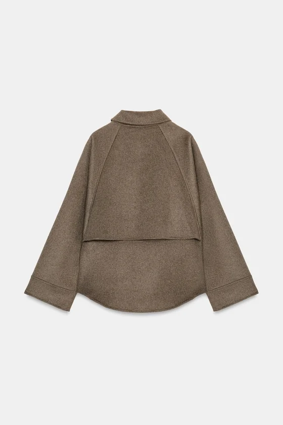 КУРТКА С ШЕРСТЬЮ И МОЛНИЕЙ — коллекция Zara «ZW»