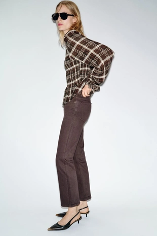 Джинсы Z1975 MINI FLARE с высокой посадкой- Заказать в России