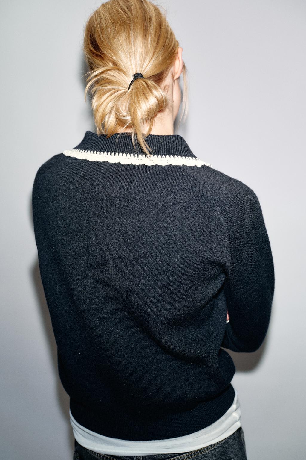 КАРДИГАН С КРУГЛЫМ ВОРОТНИКОМ