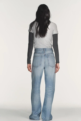 Джинсы TRF EXTRA WIDE LEG с высокой посадкой- Заказать в России