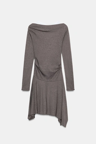 Короткое платье асимметричного кроя- Заказать в России