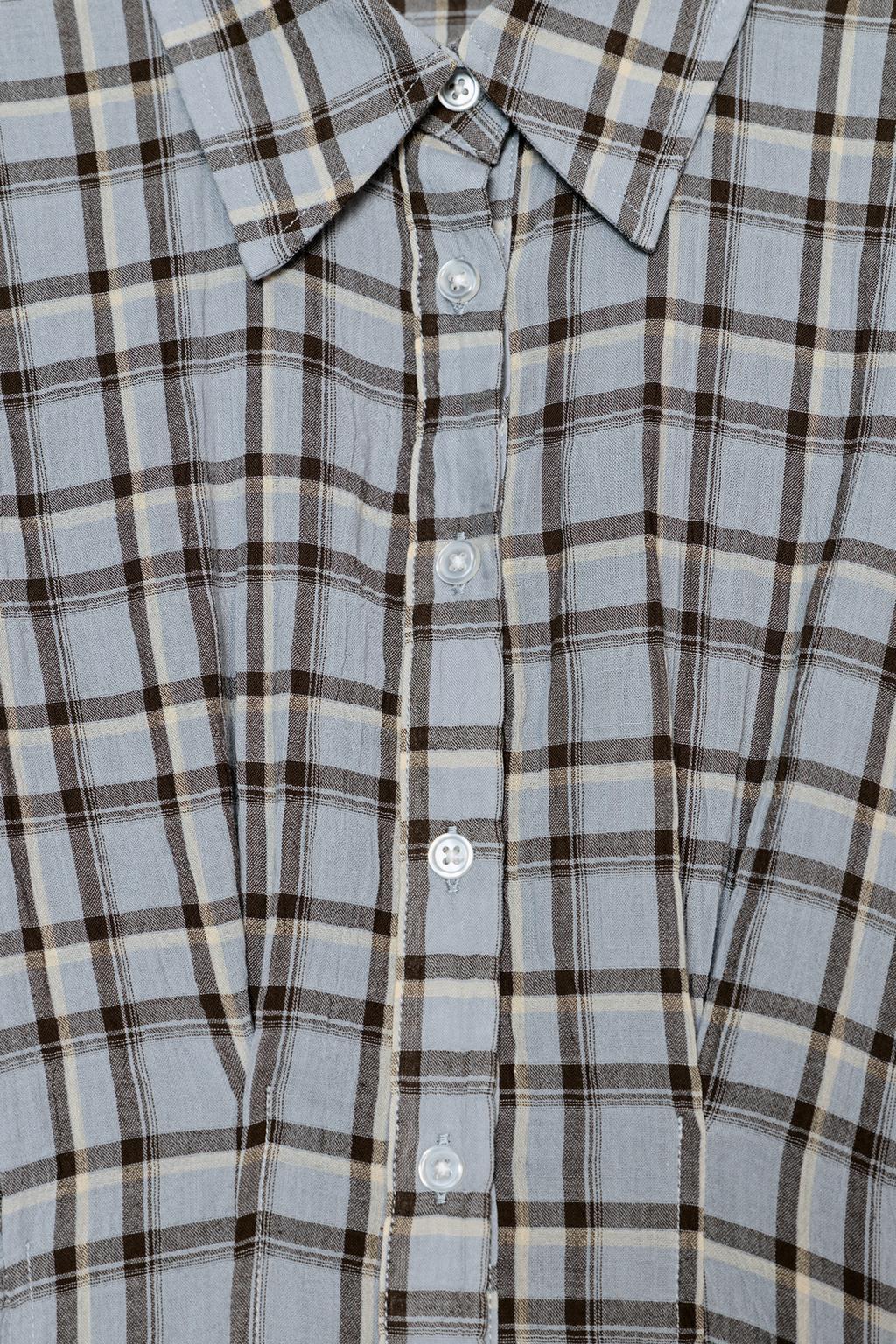 ПЛАТЬЕ-РУБАШКА В КЛЕТКУ