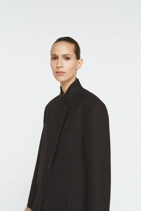 ПАЛЬТО-СЮРТУК ИЗ СМЕСОВОЙ ШЕРСТИ — коллекция Zara «ZW» 