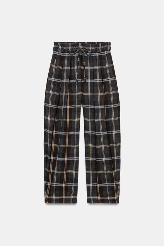 БРЮКИ В КЛЕТКУ — коллекция Zara «ZW»