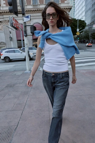 Джинсы Z1975 STRAIGHT со средней посадкой- Заказать в России