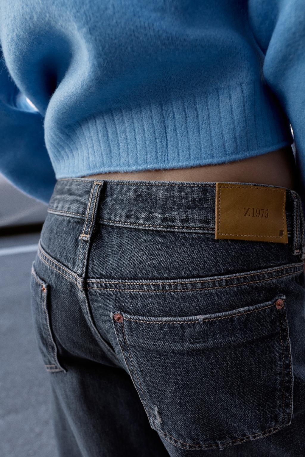 Джинсы z1975 с завышенной посадкой и оборчатыми подворотами