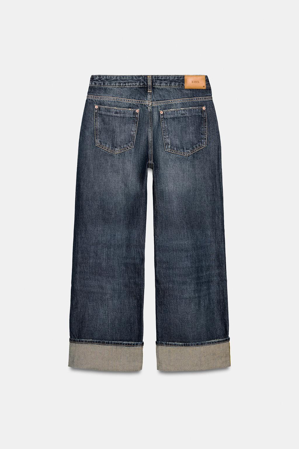 Джинсы z1975 с завышенной посадкой и оборчатыми подворотами