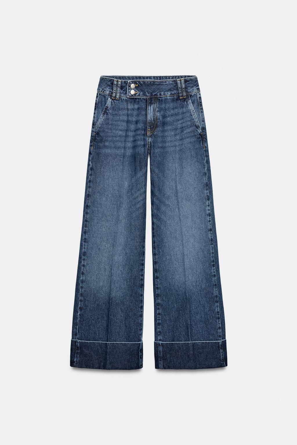 ДЖИНСЫ Z1975 STRAIGHT С НИЗКОЙ ПОСАДКОЙ И ОТВОРОТАМИ