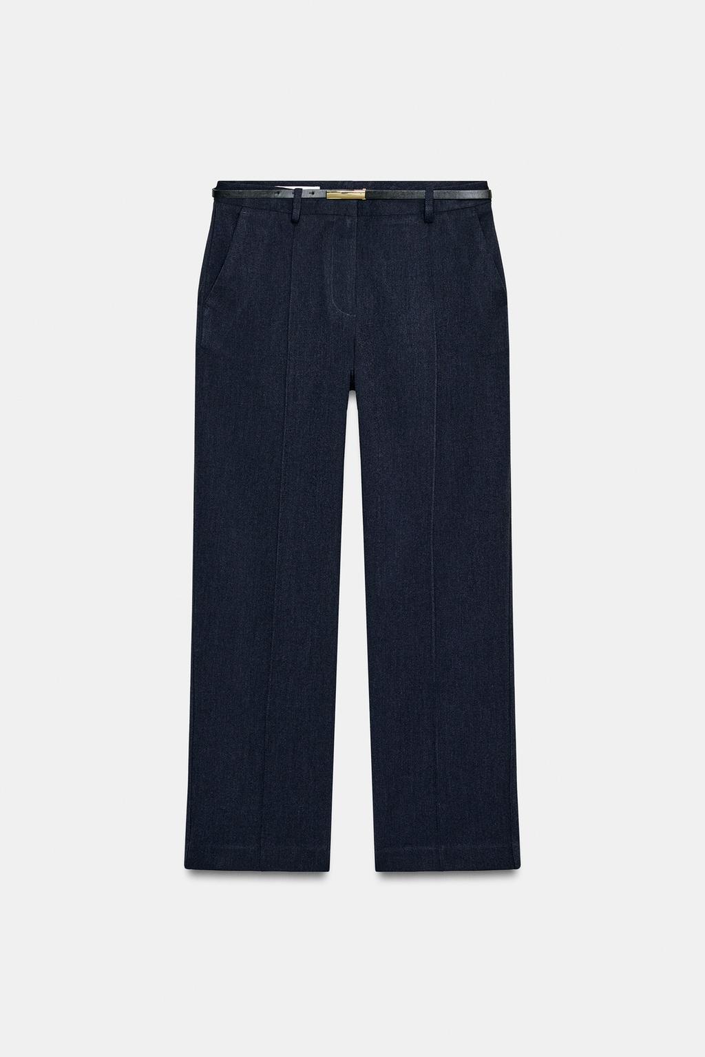 ПРЯМЫЕ БРЮКИ С ПОЯСОМ