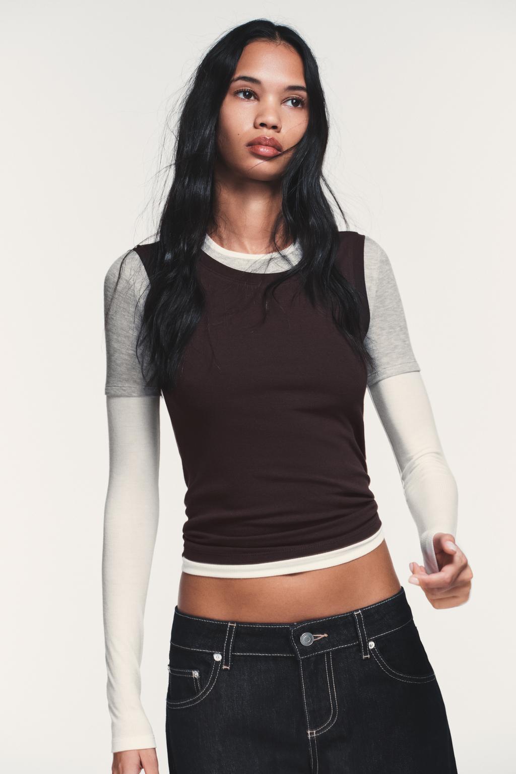 ДЖИНСЫ TRF WIDE-LEG С НИЗКОЙ ПОСАДКОЙ