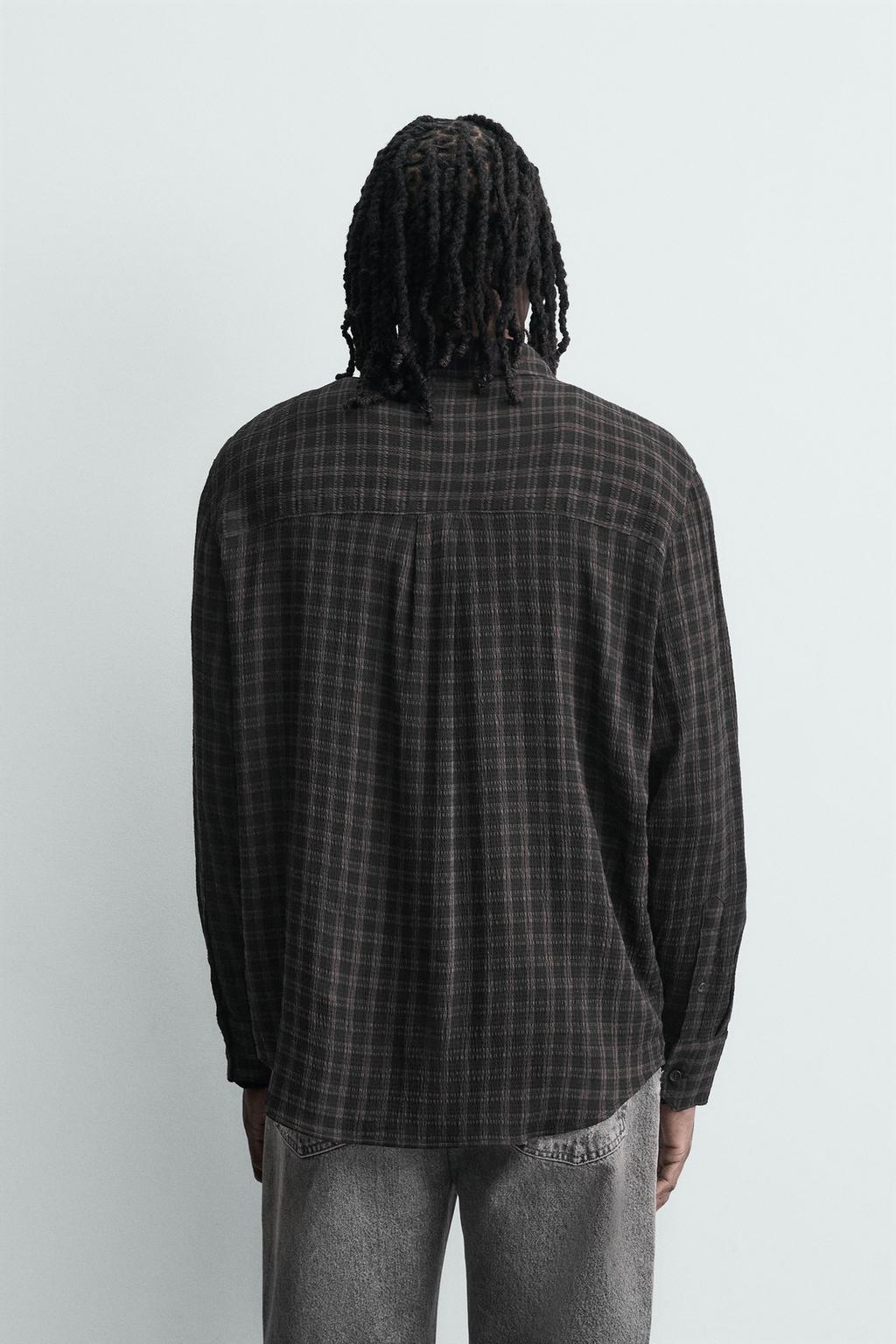 РУБАШКА RELAXED FIT В КЛЕТКУ