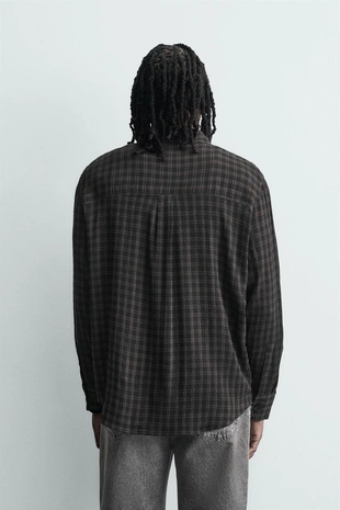 Рубашка RELAXED FIT в клетку