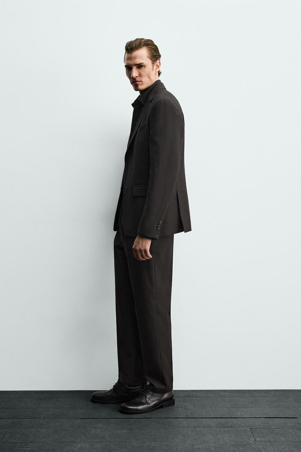 КОСТЮМНЫЕ БРЮКИ С УЗОРОМ «ГУСИНАЯ ЛАПКА»