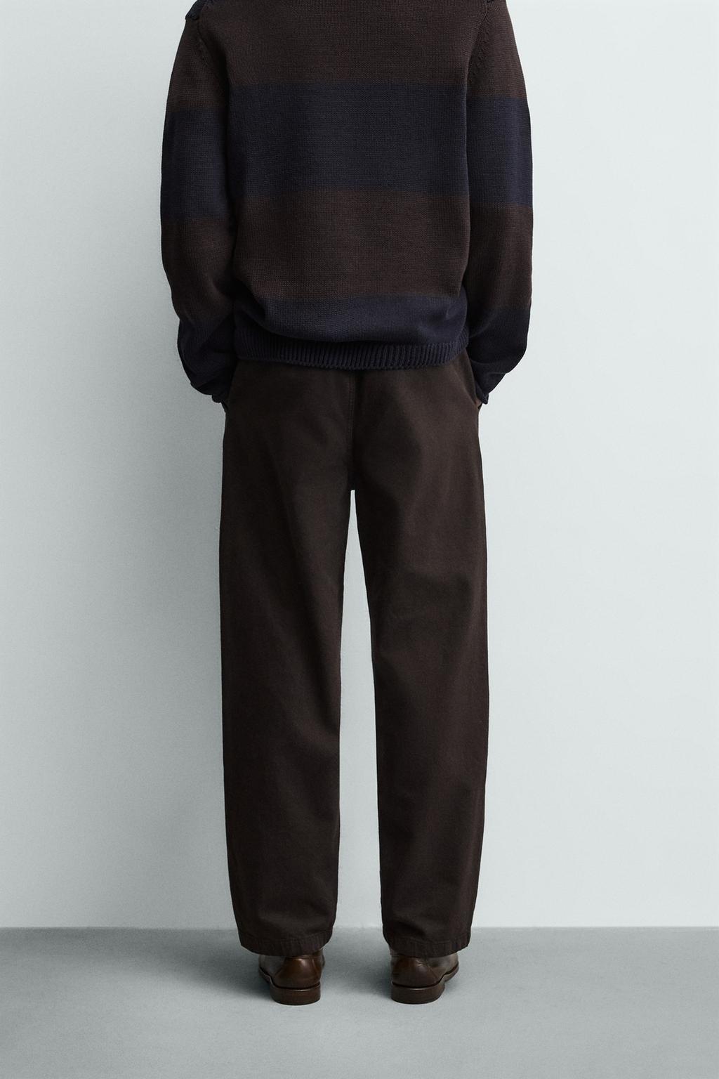 БРЮКИ STRAIGHT FIT СО СКЛАДКАМИ