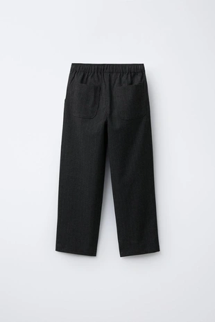 Брюки прямого кроя в полоску- Заказать в России