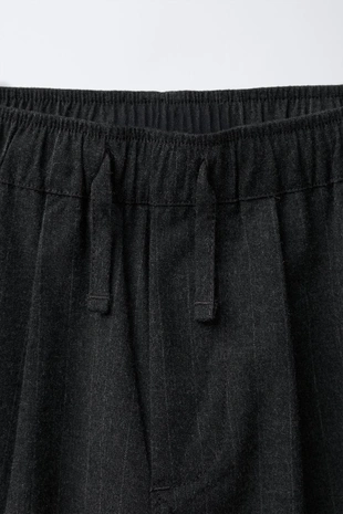 Брюки прямого кроя в полоску- Заказать в России