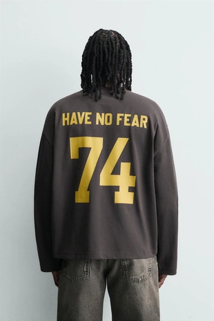 Футболка с принтом в виде цифр- Заказать в России