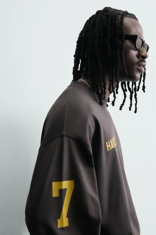 Футболка с принтом в виде цифр- Заказать в России