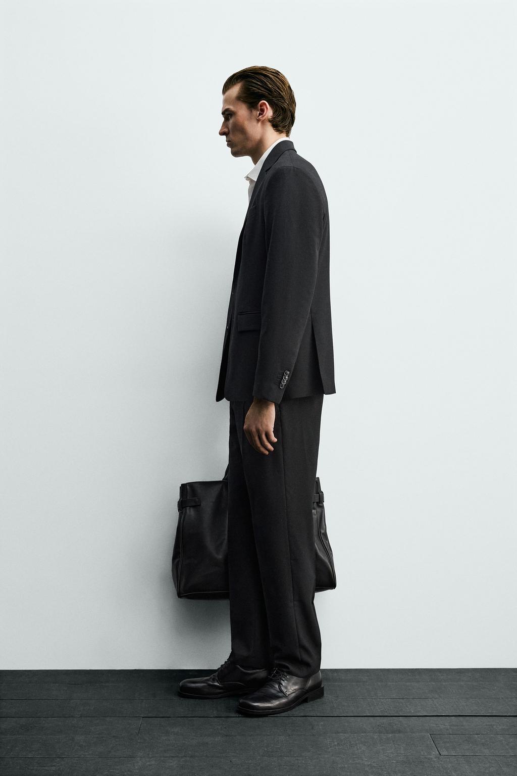 КОСТЮМНЫЙ ПИДЖАК С ШЕРСТЬЮ