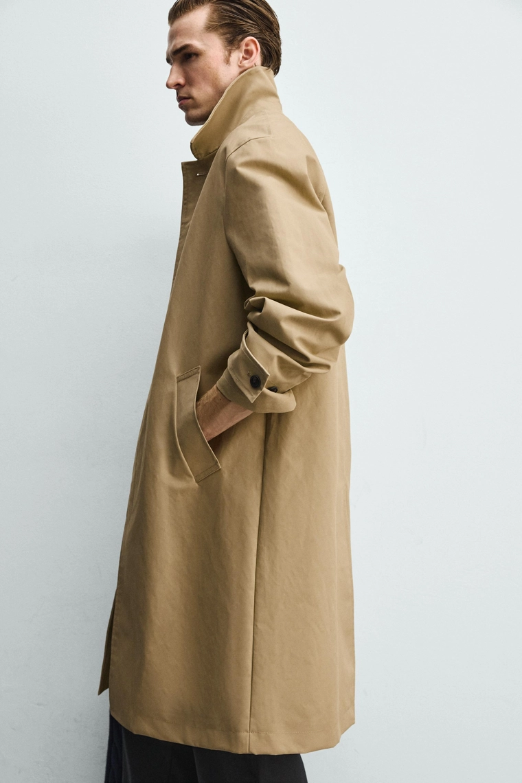 Плащ свободного кроя