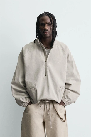 Толстовка с карманом кенгуру и молнией- Заказать в России