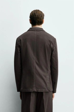 Блейзер костюмный с эффектом потертости- Заказать в России