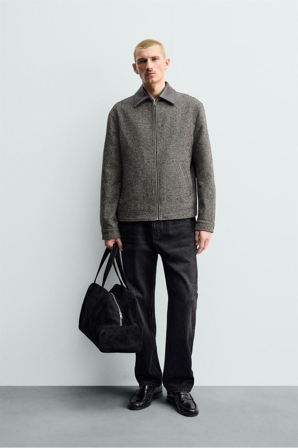 КУРТКА СТРУКТУРНАЯ КОМБИНИРОВАННАЯ КОЖА ORIGINS