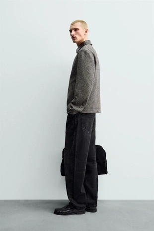 Куртка структурная комбинированная кожа ORIGINS- Заказать в России