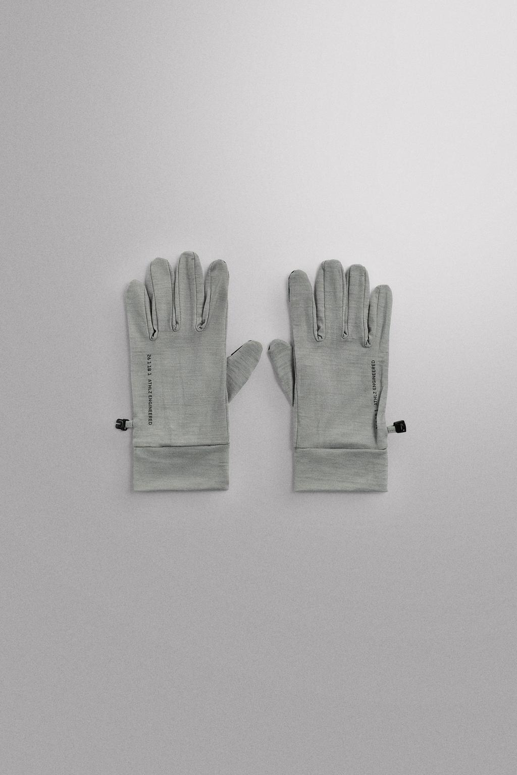 БЕГОВЫЕ ПЕРЧАТКИ ИЗ СМЕСОВОЙ ШЕРСТИ