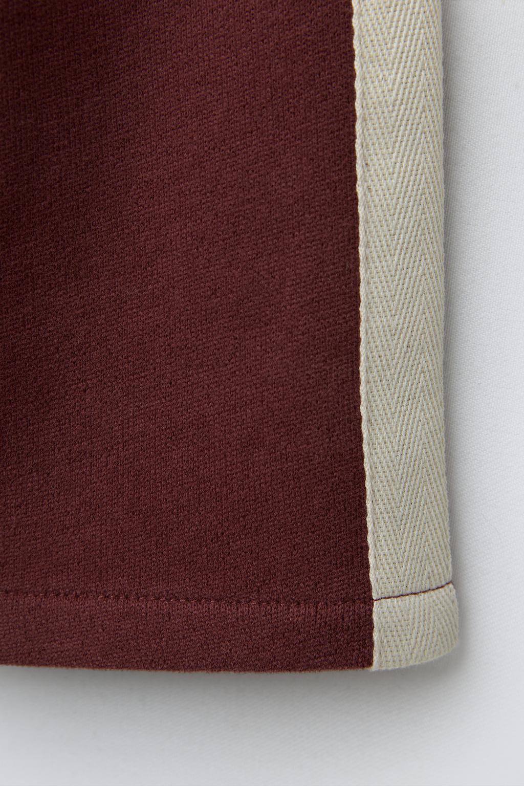 БРЮКИ ИЗ МЯГКОЙ ТКАНИ С ЛАМПАСАМИ