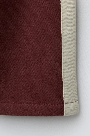 Брюки из мягкой ткани с лампасами- Заказать в России