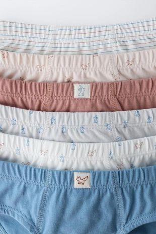 1,5–6 лет/набор из шести трусов с животными- Заказать в России