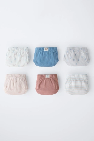 1,5–6 лет/набор из шести трусов с животными- Заказать в России