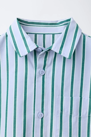 Рубашка в полоску- Заказать в России