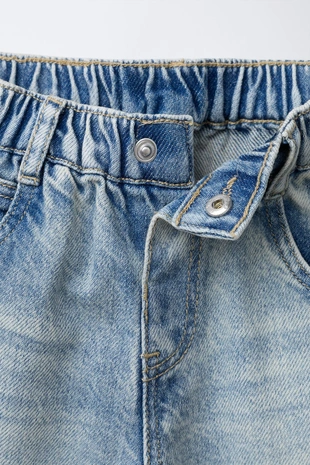 Джинсы BARREL с разрезами- Заказать в России