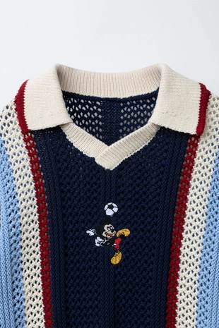 Вязаное поло с микки маусом © DISNEY- Заказать в России