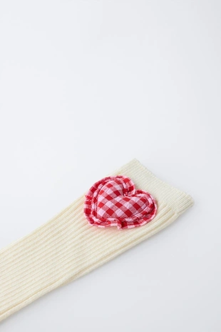 Носки с сердцем виши