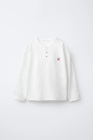 6-14 лет/ комбинированная пижама в полоску с сердцами- Заказать в России