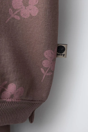 Комплект из толстовки и легинсов с цветочным принтом- Заказать в России