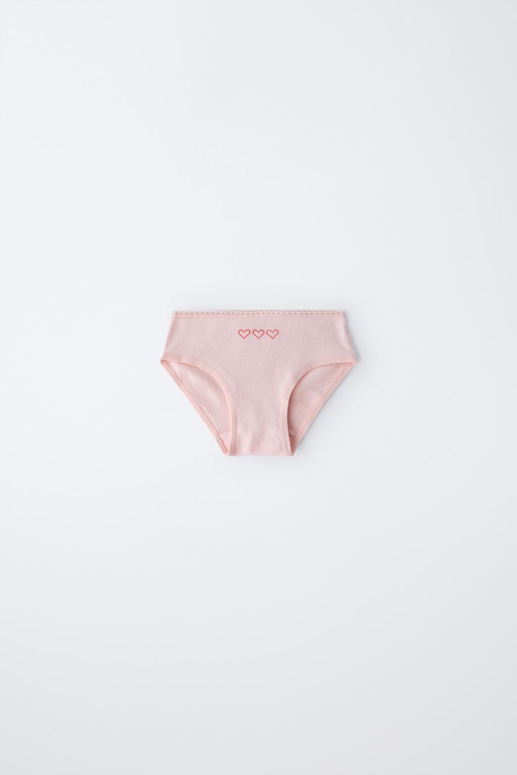 1,5–6 ЛЕТ/ НАБОР ИЗ ШЕСТИ ТРУСОВ С ПРИНТОМ «СЕРДЦА»