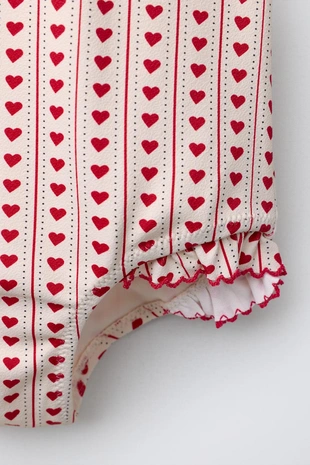 1-6 лет/купальник с принтом «сердца»- Заказать в России