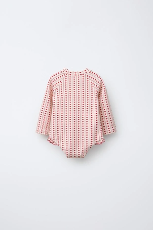 Купить Zara 1-6 лет/купальник с сердечками