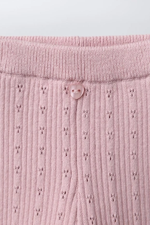 Pink | 2582/547/620 - Zara Легинсы с ажурным узором