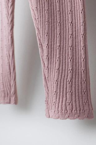 Легинсы с ажурным узором- Заказать в России