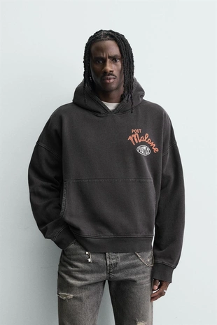 Худи с графическим принтом POST MALONE™- Заказать в России