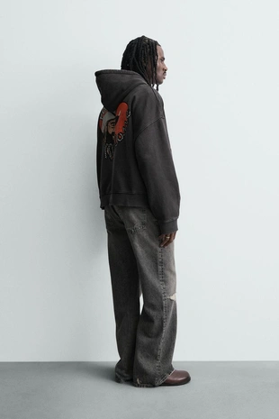 Худи с графическим принтом POST MALONE™- Заказать в России