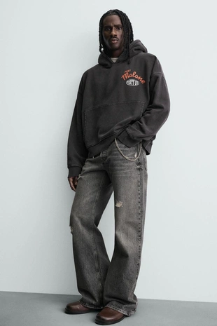 Худи с графическим принтом POST MALONE™- Заказать в России