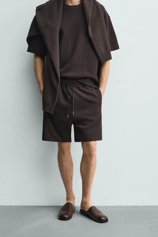 Шорты-джоггеры INTERLOCK свободного кроя